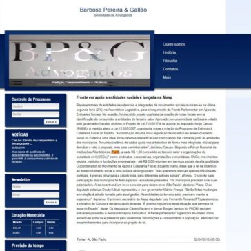 Frente em apoio a entidades sociais é lançada na Alesp – Barbosa Pereira e Gallão