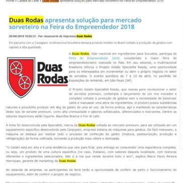 Duas Rodas apresenta solução para mercado sorveteiro na Feira do Empreendedor 2018 – Guialat