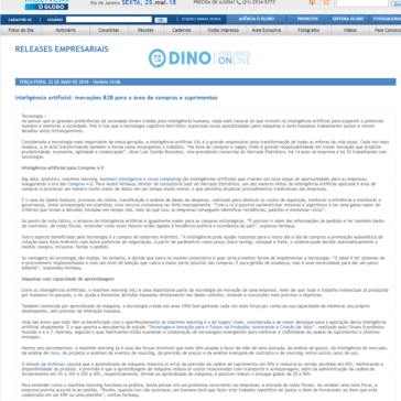 Inteligência artificial: inovações B2B para a área de compras e suprimentos – Agência o Globo