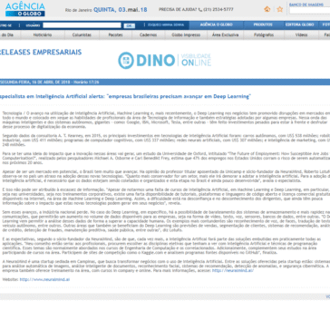 Especialista em Inteligência Artificial alerta: “empresas brasileiras precisam avançar em Deep Learning” – Agência O Globo