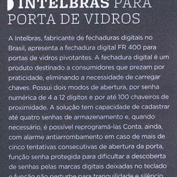 Intelbras para porta de vidros – Revenda Construção