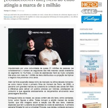 [COLECIONÁVEIS] Nerd ao Cubo atingiu a marca de 1 milhão – Nerd Geek Feelings