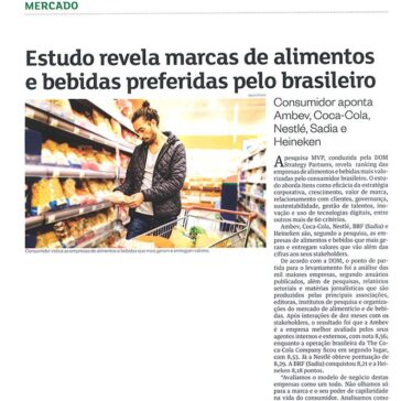 Estudo revela marcas de alimentos e bebidas preferidas pelo brasileiro – Propaganda e Marketing