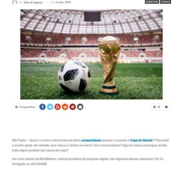 Nike, Adidas e Coca são as mais lembradas por brasileiros na Copa do Mundo – Meio & Negócio
