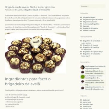 Brigadeiro de Avelã: fácil e super gostoso – Brigadeiro Edgard, de Oliveira
