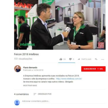 Feicon 2018 Intelbras – You Tube