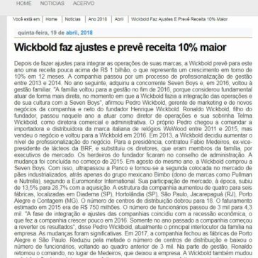 Wickbold faz ajustes e prevê receita 10% maior – DataMark