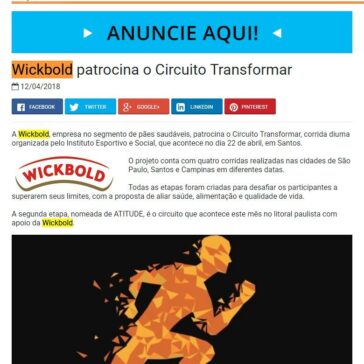 Wickbold patrocina corrida do Circuito Transformar em Santos – Promoview