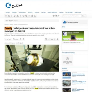 Penalty participa de encontro internacional sobre inovação no futebol – JE Online