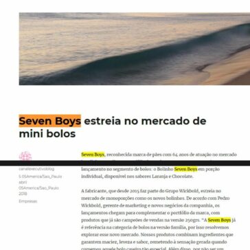 Seven Boys estreia no mercado de mini bolos – Canal Executivo Blog