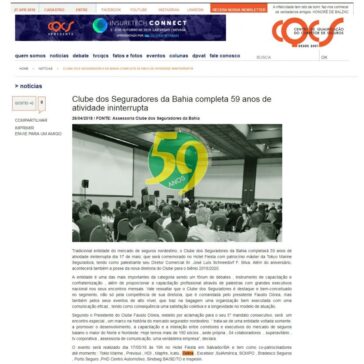 Clube dos Seguradores da Bahia completa 59 anos de atividade ininterrupta – CQCS