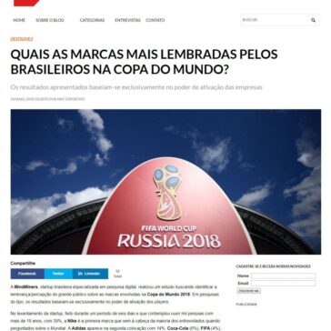 Quais as marcas mais lembradas pelos brasileiros na Copa do Mundo? – Marketing Esportivo