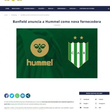 Banfield anuncia a Hummel como nova fornecedora – Mantos do Futebol