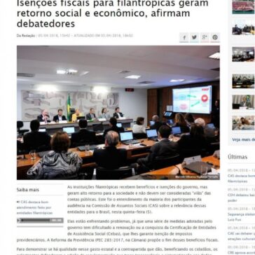 Isenções fiscais para filantrópicas geram retorno social e econômico, afirmam debatedores – Senado Federal