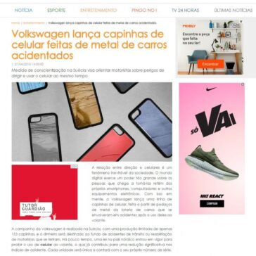 Volkswagen lança capinhas de celular feitas de metal de carros acidentados – 24 Horas News