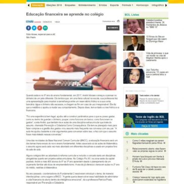 Educação financeira se aprende no colégio – BOL Notícias
