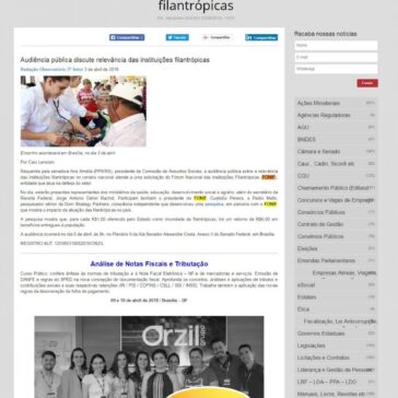 Audiência pública discute relevância das instituições filantrópicas – Orzil News