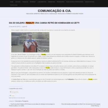 Dia do goleiro: Penalty cria camisa retrô em homenagem ao Zetti – Comunicação & Cia