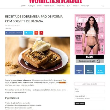 Receita de sobremesa: pão de forma no forno com sorvete de banana – Womens Health