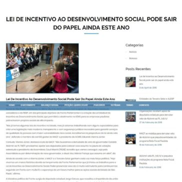 LEI DE INCENTIVO AO DESENVOLVIMENTO SOCIAL PODE SAIR DO PAPEL AINDA ESTE ANO – Impacto Metro