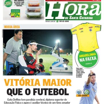 Camisa da seleção brasileira de futsal na faixa! – Hora de Santa Catarina