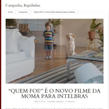 “Quem foi?” é o novo filme da Moma para Intelbras – Ad Online