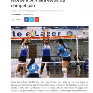 SUB-19 B: São José dos Pinhais recebe a primeira etapa da competição – Caderno Informativo