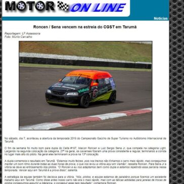 Roncen / Sena vencem na estreia do CGST em Tarumã – Motor Online