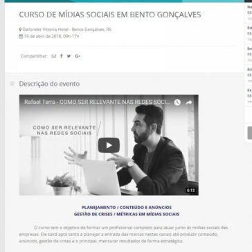 Curso de Mídias Sociais em Bento Gonçalves – Sympla
