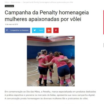 Campanha da Penalty homenageia mulheres apaixonadas por vôlei – Grandes Nomes da Propaganda