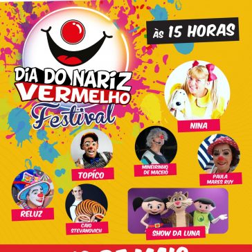 dia do nariz vermelho – anúncio infantil