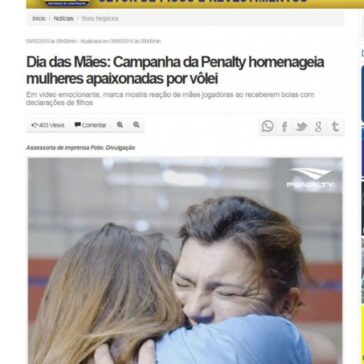 Dia das Mães: Campanha da Penalty homenageia mulheres apaixonadas por vôlei – JE Online