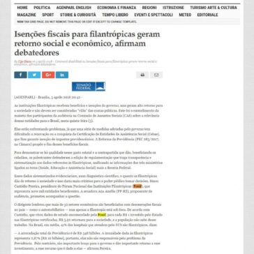 Isenções fiscais para filantrópicas geram retorno social e econômico, afirmam debatedores – Agenparl