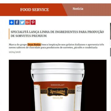 Specialitá lança linha de ingredientes para produção de sorvetes premium – Food Magazine