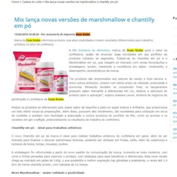 Mix lança novas versões de marshmallow e chantilly em pó – Guialat