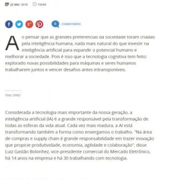 Inteligência artificial: inovações B2B para a área de compras e suprimentos – Terra