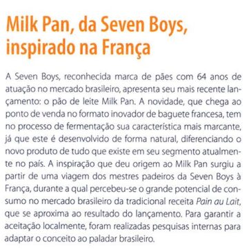 Milk Pan, da Seven Boy, inspirado na França – Gôndola