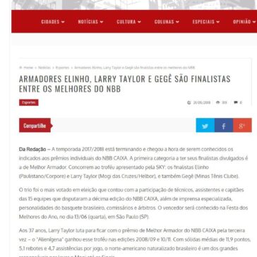 Da Redação – A temporada 2017/2018 está terminando e chegou a hora de serem conhecidos os indicad… – CliqueABC