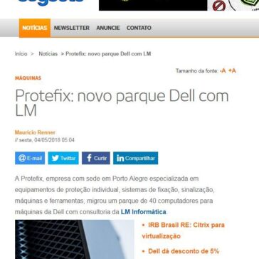 Protefix: novo parque Dell com LM – Baguete