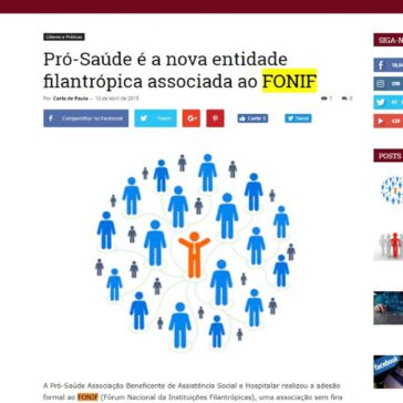 Pró-Saúde é a nova entidade filantrópica associada ao FONIF – Revista Healthcare Management