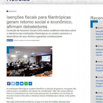 Isenções fiscais para filantrópicas geram retorno social e econômico, afirmam debatedores – Femipa