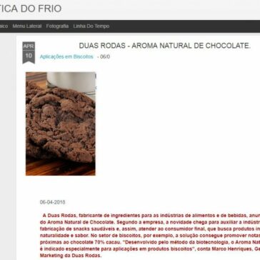 DUAS RODAS – AROMA NATURAL DE CHOCOLATE. – Cadeia Logística do Frio