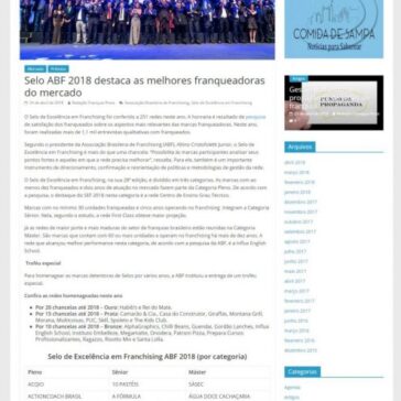 Selo ABF 2018 destaca as melhores franqueadoras do mercado – Franquia Press