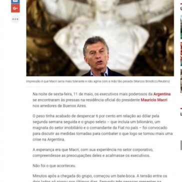 Governo da Argentina combate a crise e também seus críticos – Exame.com