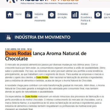 Duas Rodas lança Aroma Natural de Chocolate – IndustriAtividade
