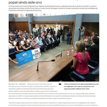 Lei de Incentivo ao Desenvolvimento Social pode sair do papel ainda este ano – A confraria das Divas