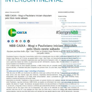 NBB CAIXA – Mogi e Paulistano iniciam disputam pelo título neste sábado – 1 Agencia de Noticias Sonorizada Intercontinental