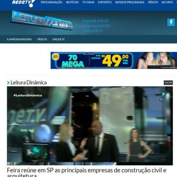 Feira reúne em SP as principais empresas de construção civil e arquitetura – Rede TV