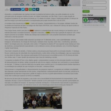 Programa Incubadora SP chega à capital para acelerar dezenas de startups até o fim do ano – StarTupi