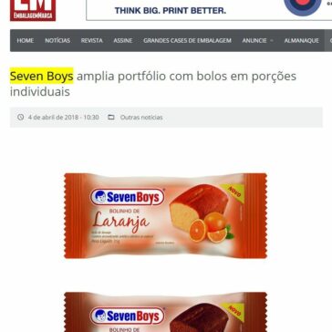 Seven Boys amplia portfólio com bolos em porções individuais – EmbalagemMarca
